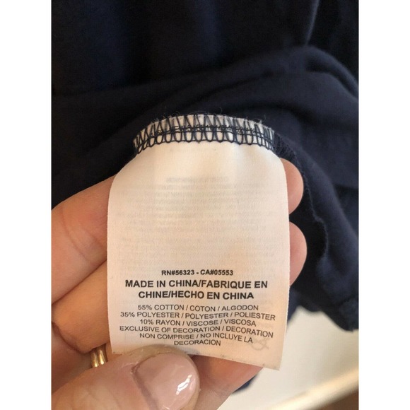 Nike Chicago Bears Shirt Womens L Long Sleeve Gray Orange NFL Logo - Picture 6 of 6